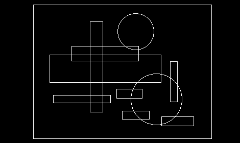 Arbitrary Set Of Shapes With Boundary